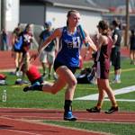 Montesano, Elma win silver at district track meet