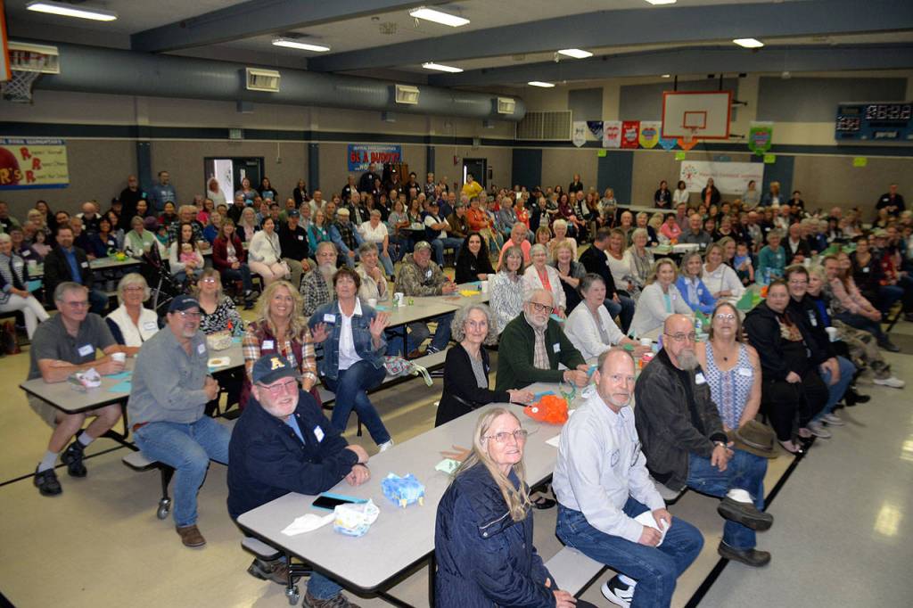 Louis Krauss | Grays Harbor News Group                                The crowd of grandparents at Central Park Elementary Schools Grandparents Day.