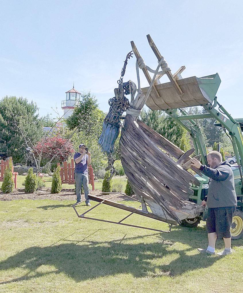 COURTESY WESTPORT WINERY                                 A new installation by Tokeland artists Jeffro Uitto and Yoseph Adams will be unveiled at the Westport Winery Saturday at the Fleur de Lis festival.