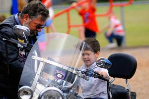 Emerson kids meet some big wheels