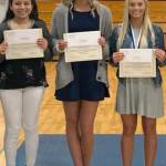 Courtesy photo                                Elmas scholarship recipients, from left: Adriana Rojas Vargas, Brooke Sutherby and Kassedy Olson.