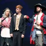 Keith J. Krueger                                Frederic, the Pirate Apprentice (Ben Fagerstedt), center, receives unwelcome counsel from his maid, Ruth (Sadie Karl), and the Pirate King (Jerrod Phelps).
