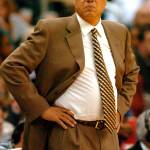 Seattle Supersonics and NBA legend Lenny Wilkins, seen here coaching for New York in a 2004 file photo, announced he is stepping away from his foundation after 40 years, citing he wants to spend more time with his family. (GEORGE BRIDGES/KRT)