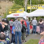 DAN HAMMOCK | GRAYS HARBOR NEWS GROUP                                Elephant ears, kettle corn, corn dogs and snow cones were offered by vendors at the Aberdeen Splash Festival Thursday in Morrison Riverfront Park.