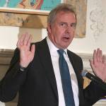 British Ambassador to the U.S. Kim Darroch speaks at the British Embassy in October if 2017 in Washington, D.C. (Photo by Alex Wong/Getty Images)