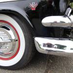 The front fender of Denny Fosters 1954 Ford Sunliner.