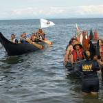 2019 Canoe Journey lands at Jamestown Beach
