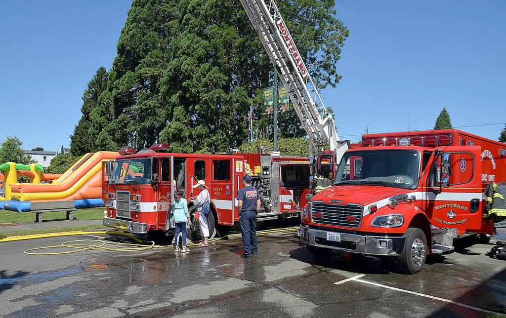 The Montesano Kids Summerfest took over Fleet Park during the Historic Montesano Car Show on Saturday, pushing the Saturday morning market onto West Marcy Avenue.