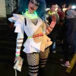 Attendees went all out to create brightly colored and illuminated costumes for the festival.