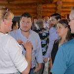 DAN HAMMOCK | GRAYS HARBOR NEWS GROUP                                Nicholas Carr, Chehalis Basin Director for Forterra, after a presentation about the nonprofit organizations plans for redeveloping the Morck Hotel in Aberdeen Tuesday.