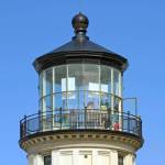 On a clear day, the view is worth the climb. In the observation room of the North Head Lighthouse in Ilwaco, visitors point to sights and wave at family members below.