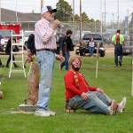 Kat Bryant | Grays Harbor News Group                                AJ Mackenzie will be back for his second year as the Playday clown, following in his fathers very large footsteps.