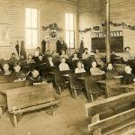 COURTESY WESTPORT SOUTH BEACH HISTORICAL SOCIETY                                Wednesday was the first day of school for students in the Ocosta School District. We thought it would be nice to revisit a scene from an earlier day. This is a one-room schoolhouse in Westport, 1886. According to John Shaw, Westport South Beach Historical Society executive director, the teacher was a Mr. Iams, and the school was located on Spokane Avenue. Shaw said the first Ocosta school building wasnt in business until 1891.