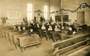 COURTESY WESTPORT SOUTH BEACH HISTORICAL SOCIETY                                Wednesday was the first day of school for students in the Ocosta School District. We thought it would be nice to revisit a scene from an earlier day. This is a one-room schoolhouse in Westport, 1886. According to John Shaw, Westport South Beach Historical Society executive director, the teacher was a Mr. Iams, and the school was located on Spokane Avenue. Shaw said the first Ocosta school building wasnt in business until 1891.