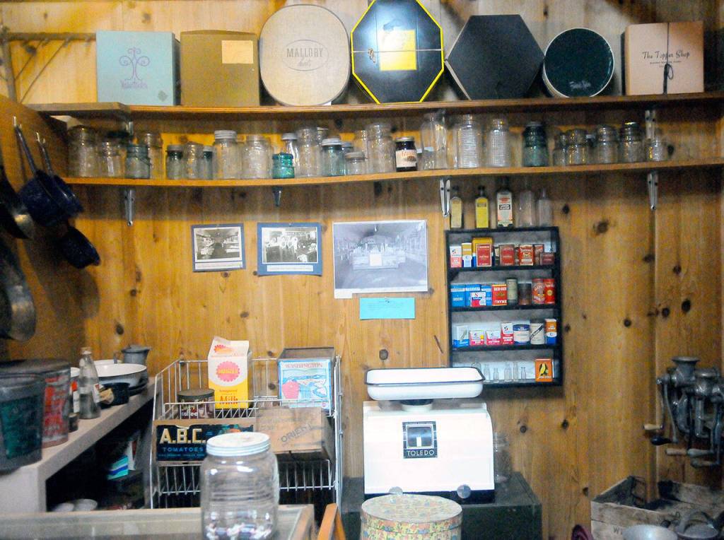 Hasani Grayson | Grays Harbor News Group                                One building at the McCleary Museum shows what a fully stocked kitchen would have looked like around the turn of the 19th century.