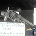 Hasani Grayson | Grays Harbor News Group                                A locally donated .22-caliber pistol sits in a display case at the McCleary Museum.