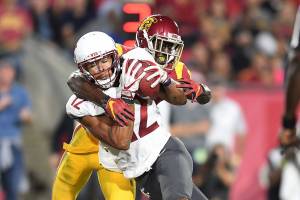 WSU senior Dezmon Patmon led the Cougars in receiving last season. Can he be even better in 2019?