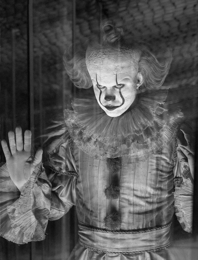 Bill Skarsgard returns as Pennywise in It: Chapter Two.