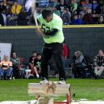 David Moses, pictured on the Log Chop, was named 2019s top Local Logger.