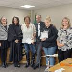 COURTESY PHOTO                                Aberdeen Community Court graduated its 100th participant Sept. 9. Pictured from left are Brittney Stephens, public defender; Patrice Kent, Aberdeen Corporation counsel; Judge Susan Solan; Angela Ping, graduate; Joey Bannish, lead judicial coordinator; Courtney McDougall, graduate; Tammy Sund, Court Administrator; and Lauren Garrett, judicial coordinator.
