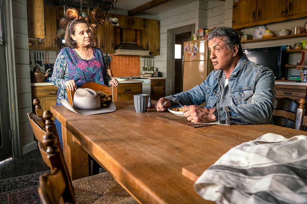 Yana Blajeva | Lionsgate Adriana Barraza as Maria Beltran and Sylvester Stallone as John Rambo in Rambo: Last Blood.