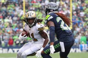 Mistakes leave Seahawks kicking themselves in home loss to New Orleans Saints