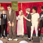 Scott D. Johnston | For Grays Harbor News Group                                The cast of A Grimm Night for Hans Christian Andersen, from left: Keira Gibson, Chloe Patton, Addi Baggaley, Jacob Francis, Taitlynn Baggaley, Samara Gibson, Makayla Upshaw, Michelle Arape and Megan Christensen.