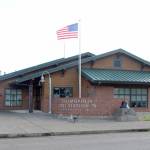 A new Cosmopolis Police Station would have a similar look to the Cosmopolis Fire Station, seen here Tuesday, Oct. 8, 2019. (Michael Lang | Grays Harbor News Group)