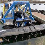 DAN HAMMOCK | GRAYS HARBOR NEWS GROUP                                One of two dredges being used to dredge the Westport Marina.