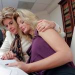 Photo by Irfan Khan | Los Angeles Times                                Attorney Gloria Allred, left, appears with client Summer Zervos at a 2016 press conference. During Season 5 of the reality show The Apprentice, Zervos said Donald Trump kissed her on the lips several times when she went to his office.