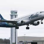An Alaska Airlines plane takes off from Paine Field on Wednesday in Everett. (Andy Bronson / The Herald)                                An Alaska Airlines plane takes off from Paine Field on Wednesday in Everett. (Andy Bronson / The Herald)