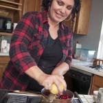 Marcy Merrill photo                                Angela Weasa-Johnson of Grayland concocts her cranberry lemon meringue tarts.