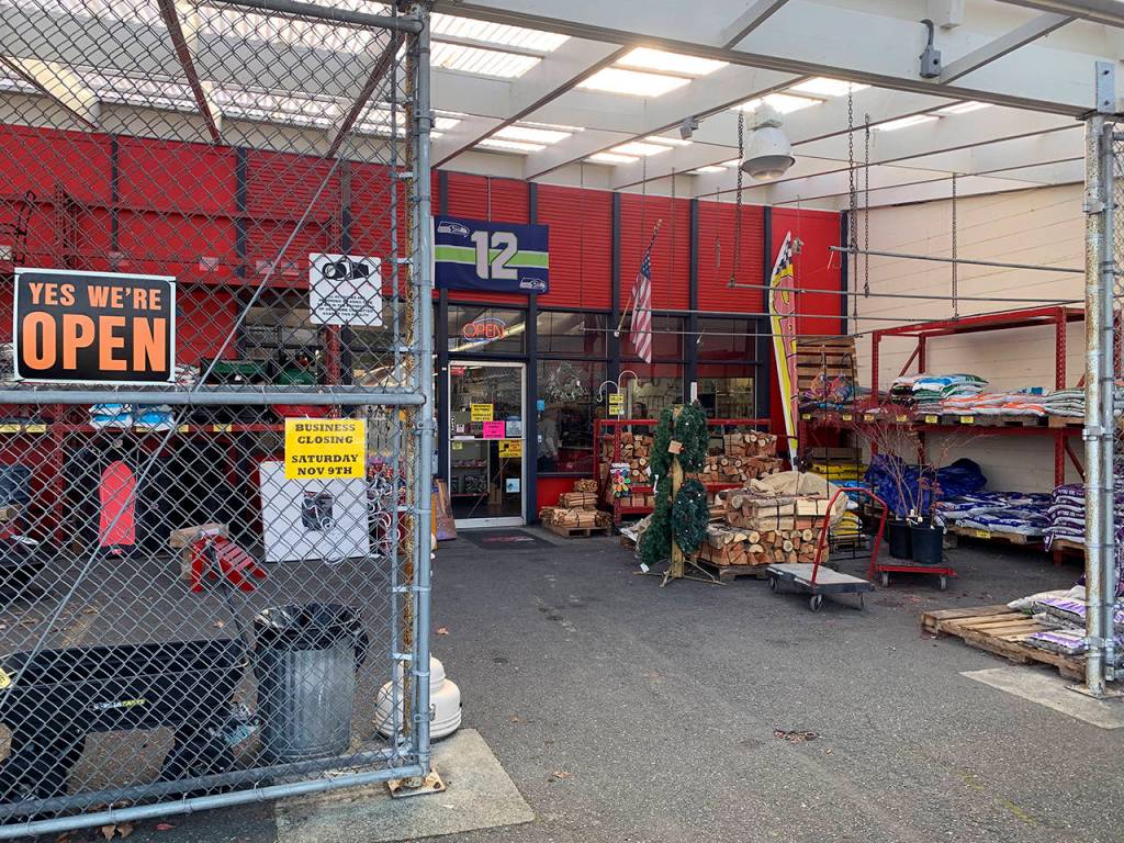 Kat Bryant | Grays Harbor News Group                                The Hoquiam Ace Hardware will close permanently at 4:30 p.m. Saturday.