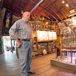 Marcy Merrill photos                                Pete Darrah runs the Willapa Seaport Museum, which is filled largely with his personal collection of military memorabilia.
