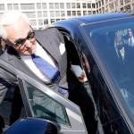 Former adviser to President Donald Trump, Roger Stone departs the United States Courthouse after being found guilty of obstructing a congressional investigation into Russias interference in the 2016 election on Friday in Washington, D.C. (Win McNamee/Getty Images)