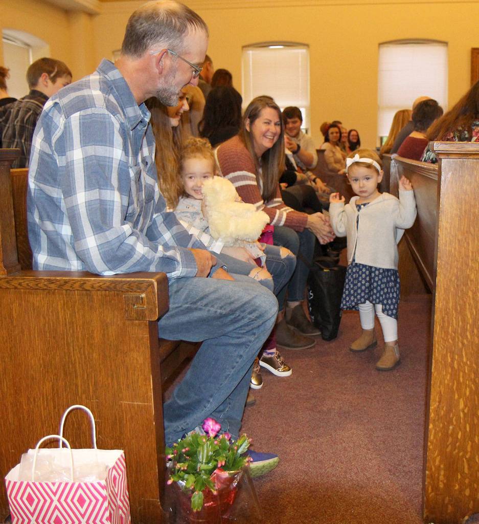 The Drake family has plenty to smile about after adopting Klarity (right) on Friday during the National Adoption Day ceremony in Judge Stephen Browns courtroom at Grays Harbor County Superior Court in Montesano. (Michael Lang | Grays Harbor News Group)