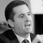 Kirk McKoy / Los Angeles Times                                 Rep. Devin Nunes questions Ambassador Gordon Sondland, U.S. Ambassador to the European Union, during the open hearing of the House Intelligence Committee into the impeachment inquiry of President Donald Trump.