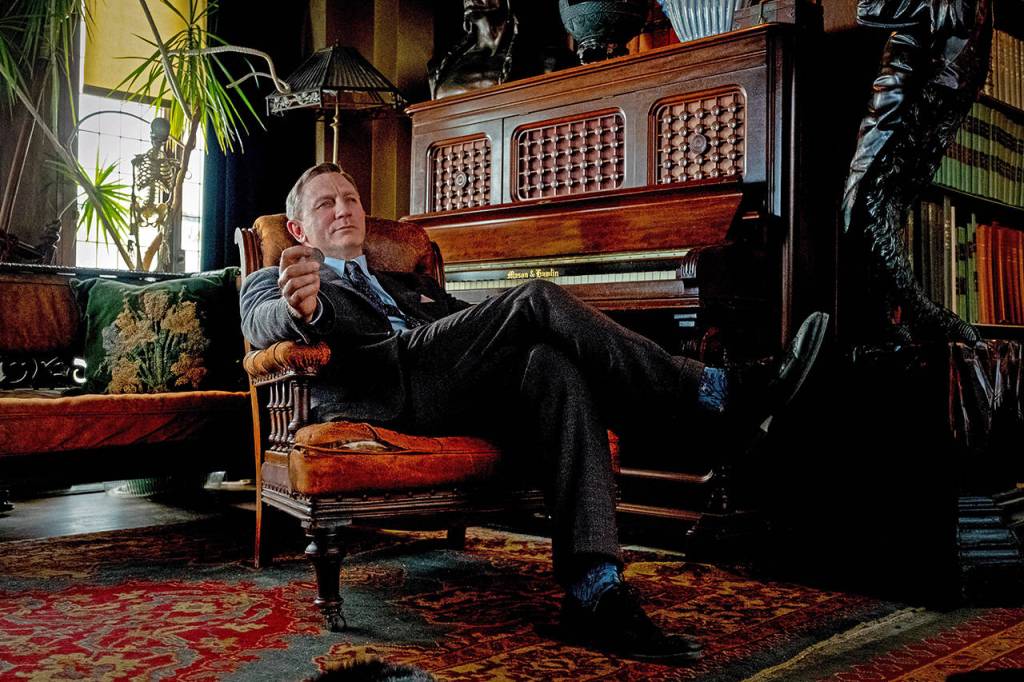 Photos courtesy Lionsgate                                Daniel Craig plays private sleuth Benoit Blanc in Knives Out.