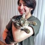Courtesy photo                                Antonio Martinez of Beaverton, Oregon, stopped at the Deadman Pass rest area to stretch his legs and Korra, his 4-year-old tabby, slipped out. Two months later, they were reunited thanks to the efforts of an Aberdeen family.