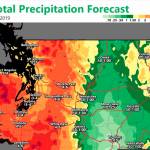 COURTESY NATIONAL WEATHER SERVICE SEATTLE                                Up to six inches of rain could fall in Grays Harbor and Pacific counties through the weekend, possibly more over the Olympics and Willapa Hills.