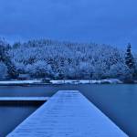 Craig Nichols photo                                Lake Aberdeen received a nice blanket of snow, as captured in the early morning hours by Craig Nichols.