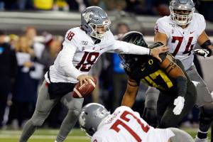 Washington State’s Anthony Gordon ‘privileged and humbled’ to wear Tyler Hilinski’s No. 3 at Senior Bowl