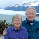 COURTESY PHOTO                                David and Ellen Foscue at the Perito Moreno Glacier in Argentina.