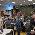 DAN HAMMOCK | GRAYS HARBOR NEWS GROUP                                Family, friends and colleagues gathered at the Montesano Moose Lodge Friday afternoon to share their memories of former Port of Grays Harbor Commissioner Chuck Caldwell.