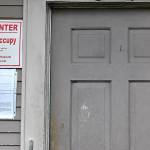 DAN HAMMOCK | GRAYS HARBOR NEWS GROUP                                 The sign on a house in the 300 block of Eklund Avenue shows the home has been condemned by the City of Hoquiam. Its one of two chronic nuisance properties the city condemned Jan. 28.