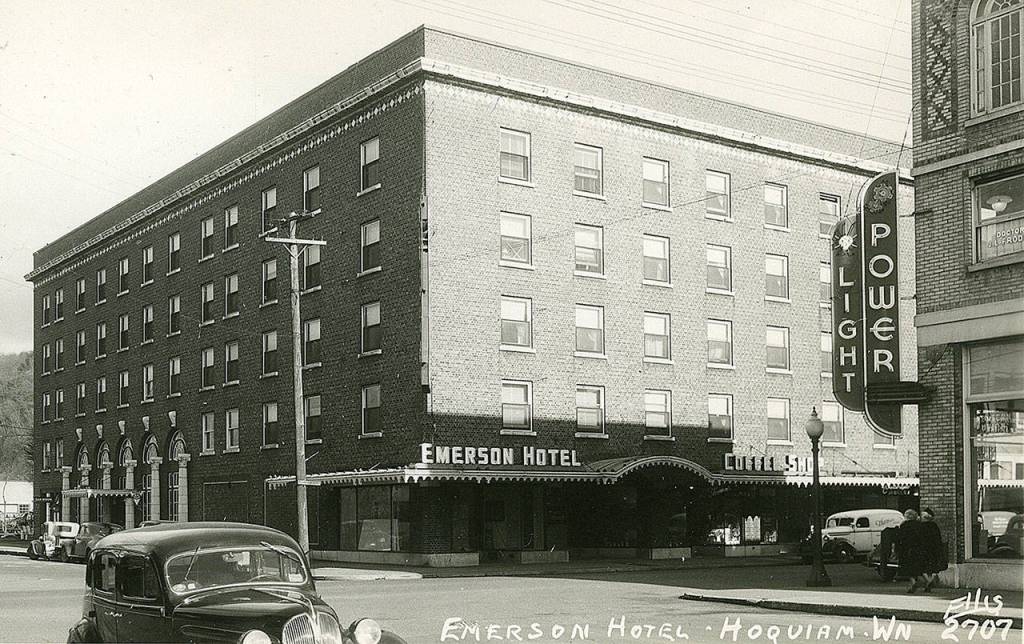 COURTESY POLSON MUSEUM                                 The Emerson Hotel in the 1930s.