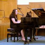 Courtesy photo                                Pianist/vocalist/songwriter Amanda Ransom was among the local musicians who performed at Musicale on Jan. 18 at the Aberdeen First Presbyterian Church. The scholarship benefit concert for the Grays Harbor Music Teachers Association raised a record $6,500 this year, surpassing last years total by $1,000, according to event chairwoman Christine Hill. Ransom received a 2019 GHMTA scholarship as a result of last years Musicale.