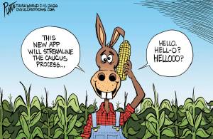 Editorial cartoons for Friday, Feb. 7