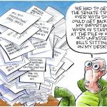 Editorial cartoons for Friday, Feb. 7