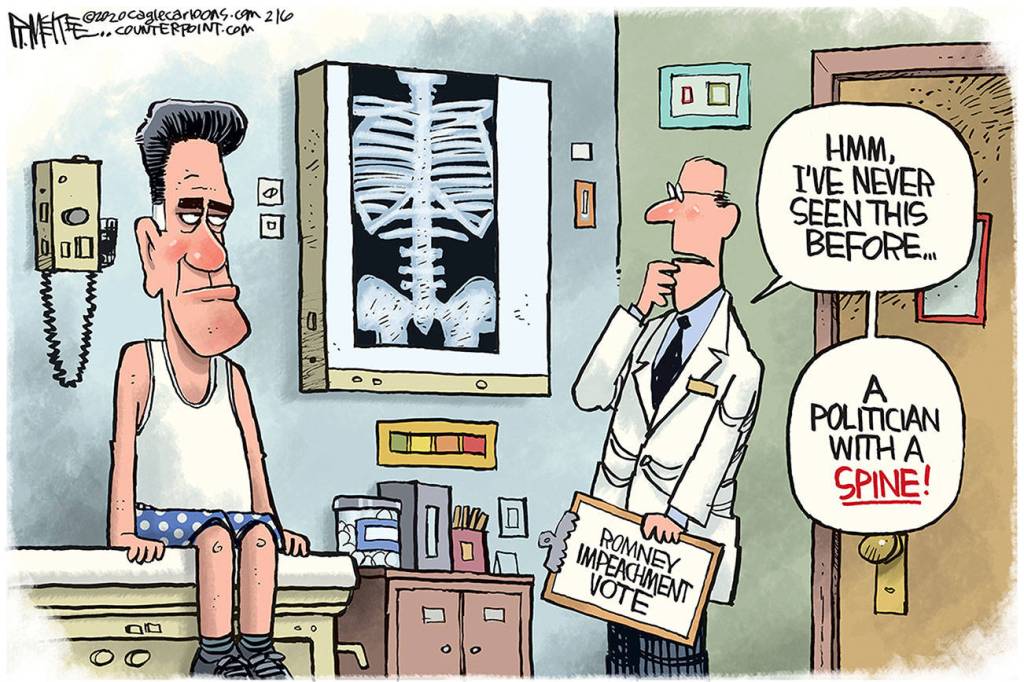 Editorial cartoons for Friday, Feb. 7